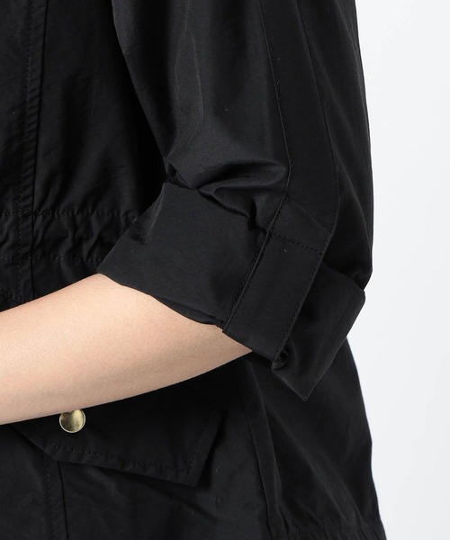 Grand PARK（グランドパーク）の「撥水 綿ナイロンブルゾン（ブルゾン・レディース・モカ/ブラック/ライトベージュ/カーキ・FREE）」の18枚目の写真