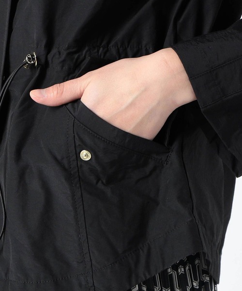 Grand PARK（グランドパーク）の「撥水 綿ナイロンブルゾン（ブルゾン・レディース・モカ/ブラック/ライトベージュ/カーキ・FREE）」の19枚目の写真