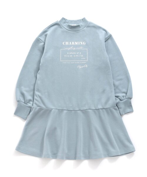 algy(アルジー)の「HAPPYワンピ(ワンピース・キッズ・ブラック/ラベンダー/サックスブルー・XX-SMALL/X-SMALL/SMALL/MEDIUM)」の2枚目の写真