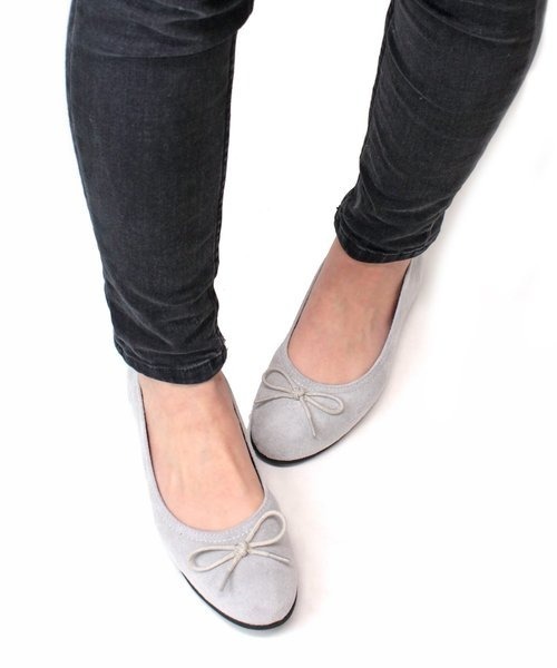 LibertyDoll（リバティードール）の「Liberty Doll / ストレッチフラットバレエパンプス（バレエシューズ・レディース・ネイビー/ブラック系その他/ライトグレー/ベージュ/テラコッタ/マスタード/グレイッシュベージュ/ブラック/ブラウン系その他/ピンクベージュ/グリーン/グレー/ワイン・3L/LL/M/L/S/SS）」の3枚目の写真