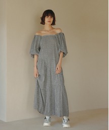 【emmi atelier】ワッシャーコットンワンピース