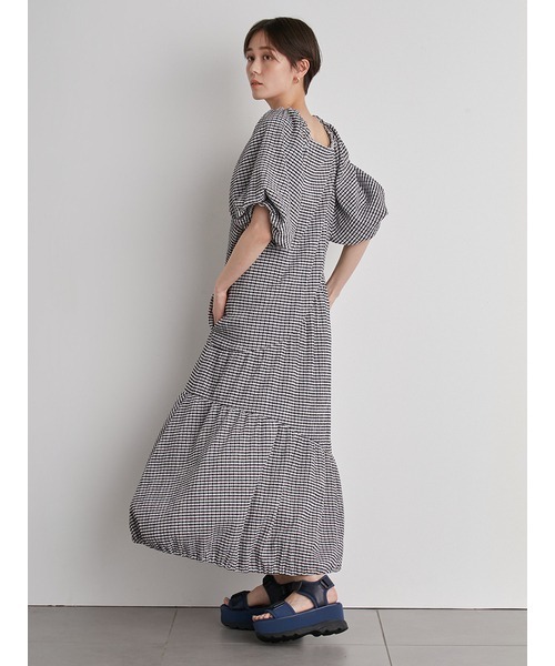 【emmiatelier】ワッシャーコットンワンピース