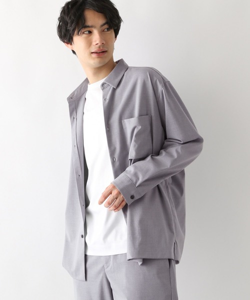 GLOBAL WORK（グローバルワーク）の「アーバンシャツ/163416（シャツ/ブラウス・メンズ・ブラック/その他/ネイビー・LARGE/MEDIUM/SMALL）」の3枚目の写真