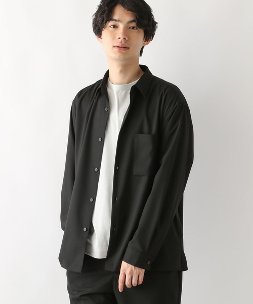 GLOBAL WORK（グローバルワーク）の「アーバンシャツ/163416（シャツ/ブラウス・メンズ・ブラック/その他/ネイビー・LARGE/MEDIUM/SMALL）」の13枚目の写真