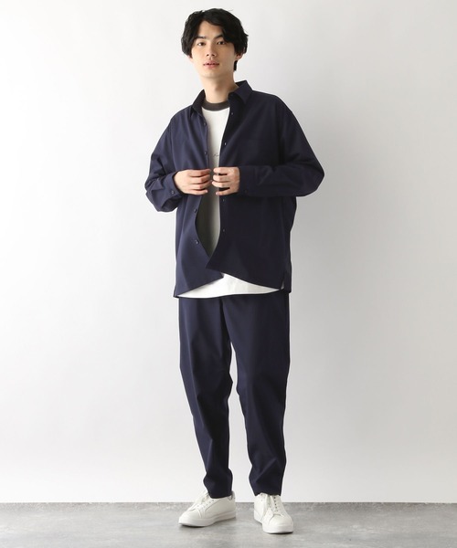 GLOBAL WORK（グローバルワーク）の「アーバンシャツ/163416（シャツ/ブラウス・メンズ・ブラック/その他/ネイビー・LARGE/MEDIUM/SMALL）」の15枚目の写真