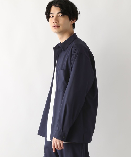 GLOBAL WORK（グローバルワーク）の「アーバンシャツ/163416（シャツ/ブラウス・メンズ・ブラック/その他/ネイビー・LARGE/MEDIUM/SMALL）」の17枚目の写真