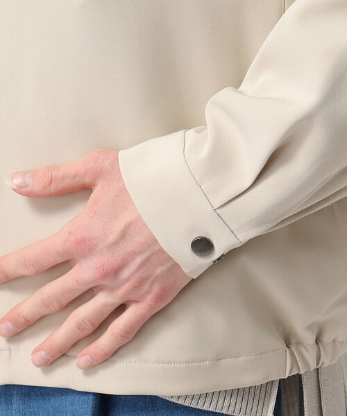 tk.TAKEO KIKUCHI(ティーケータケオキクチ)の「◆ヴィールマテリアルブルゾン(ブルゾン・メンズ・ブラック/ダークグリーン/ナチュラル・01/02/03)」の6枚目の写真