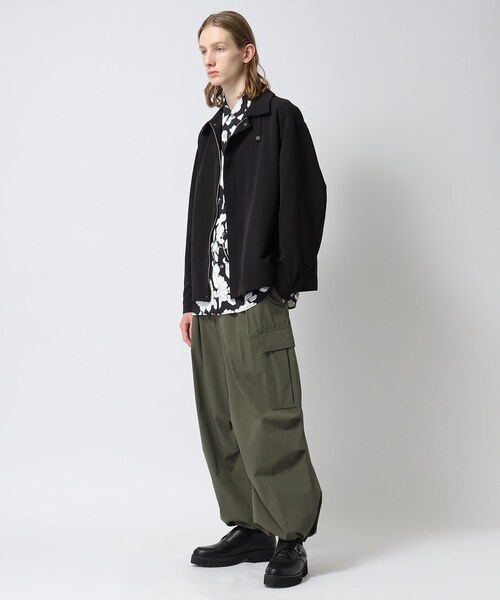 tk.TAKEO KIKUCHI(ティーケータケオキクチ)の「◆ヴィールマテリアルブルゾン(ブルゾン・メンズ・ブラック/ダークグリーン/ナチュラル・01/02/03)」の9枚目の写真