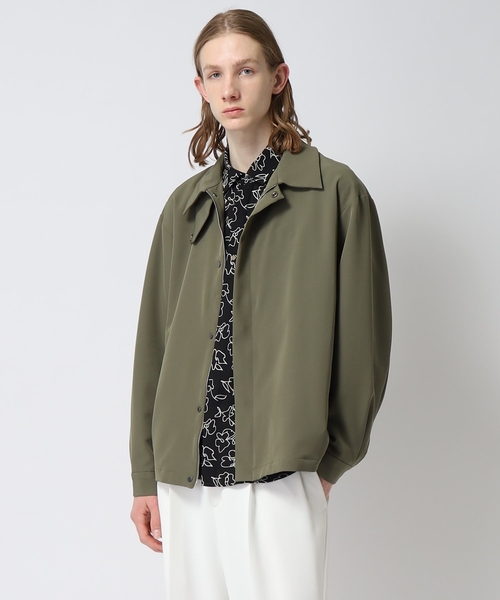 tk.TAKEO KIKUCHI(ティーケータケオキクチ)の「◆ヴィールマテリアルブルゾン(ブルゾン・メンズ・ブラック/ダークグリーン/ナチュラル・01/02/03)」の16枚目の写真