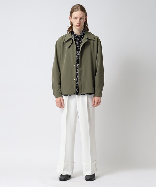 tk.TAKEO KIKUCHI(ティーケータケオキクチ)の「◆ヴィールマテリアルブルゾン(ブルゾン・メンズ・ブラック/ダークグリーン/ナチュラル・01/02/03)」の7枚目の写真