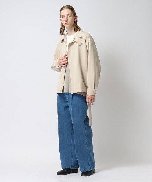 tk.TAKEO KIKUCHI(ティーケータケオキクチ)の「◆ヴィールマテリアルブルゾン(ブルゾン・メンズ・ブラック/ダークグリーン/ナチュラル・01/02/03)」の21枚目の写真