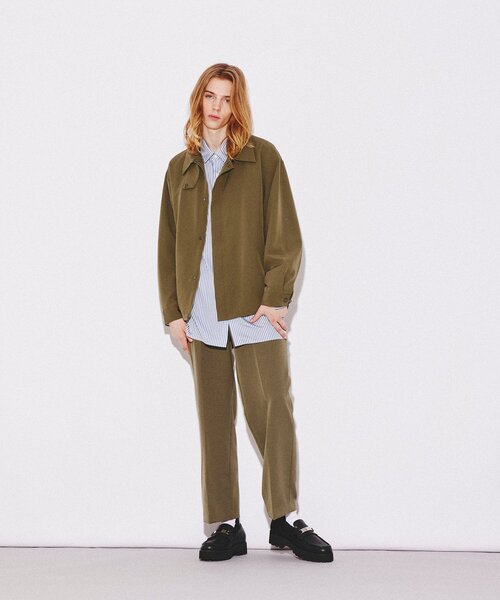 tk.TAKEO KIKUCHI(ティーケータケオキクチ)の「◆ヴィールマテリアルブルゾン(ブルゾン・メンズ・ブラック/ダークグリーン/ナチュラル・01/02/03)」の22枚目の写真