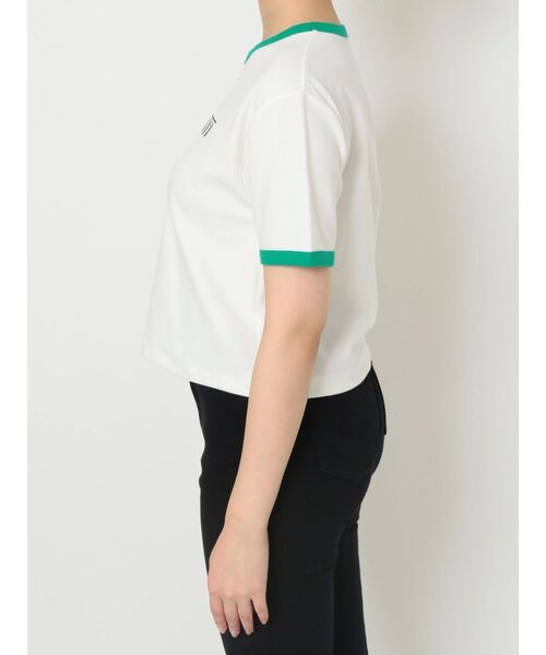 MURUA（ムルーア）の「リンガーTシャツ（Tシャツ/カットソー・レディース・ホワイト/ブラック・FREE）」の11枚目の写真