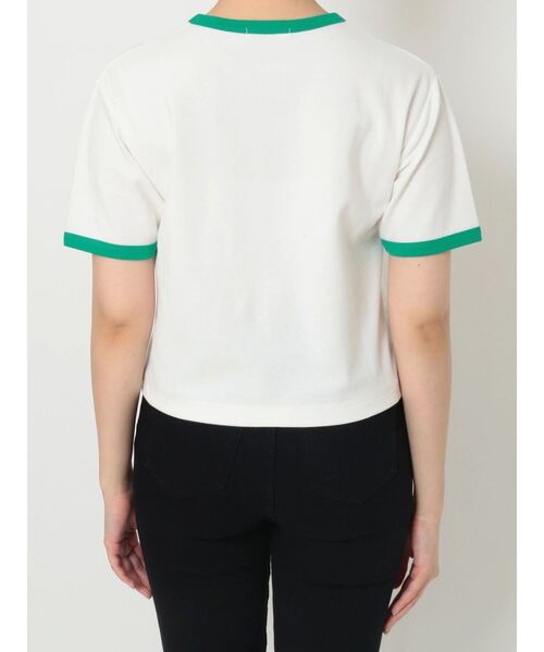 MURUA（ムルーア）の「リンガーTシャツ（Tシャツ/カットソー・レディース・ホワイト/ブラック・FREE）」の12枚目の写真