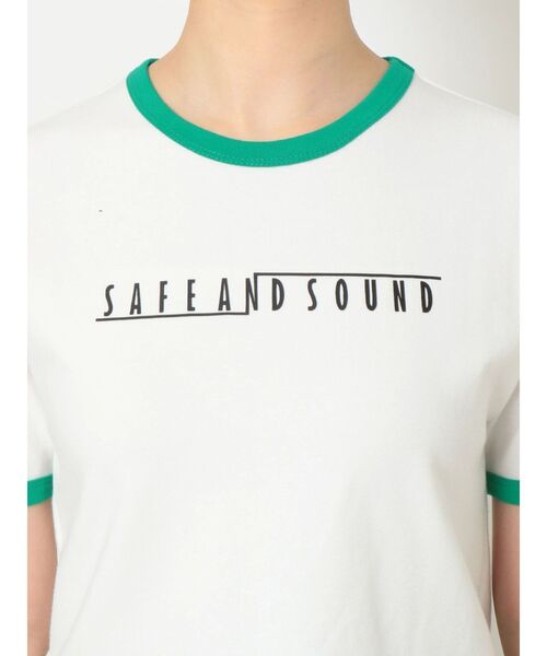 MURUA（ムルーア）の「リンガーTシャツ（Tシャツ/カットソー・レディース・ホワイト/ブラック・FREE）」の13枚目の写真