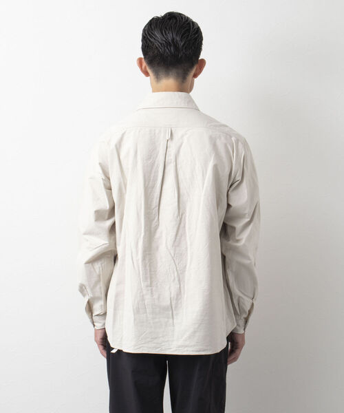 DANTON（ダントン）の「【DANTON/ダントン】ROUND COLLAR P.O SHIRT L/S YOX 丸襟シャツ（シャツ/ブラウス・メンズ・キナリ/ホワイト/ブルー・42/38/40/44）」の16枚目の写真