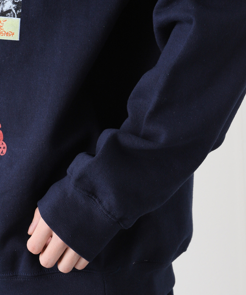 Evisen Skateboards（エビセンスケートボード）の「【EVISEN / エビセン】GOBUJYOU CREW NECK（スウェット・メンズ・ネイビー/レッド・MEDIUM/LARGE）」の16枚目の写真