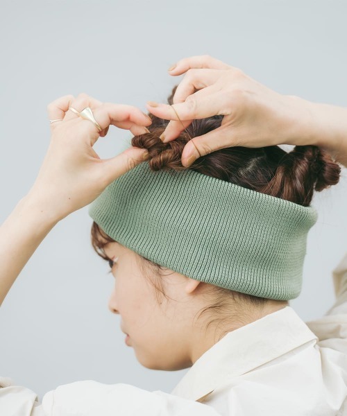 OVERRIDE(オーバーライド)の「OVERRIDE POLY WIDE HEADBAND / オーバーライド(ヘアバンド・メンズ・ブラック/グレー/グリーン・57~59cm)」の15枚目の写真
