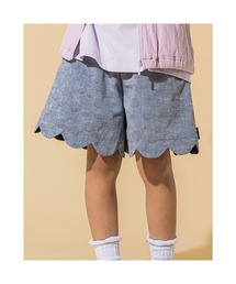 Noeil aime BeBe/裾 スカラップ ドット キュロット (90~130cm)