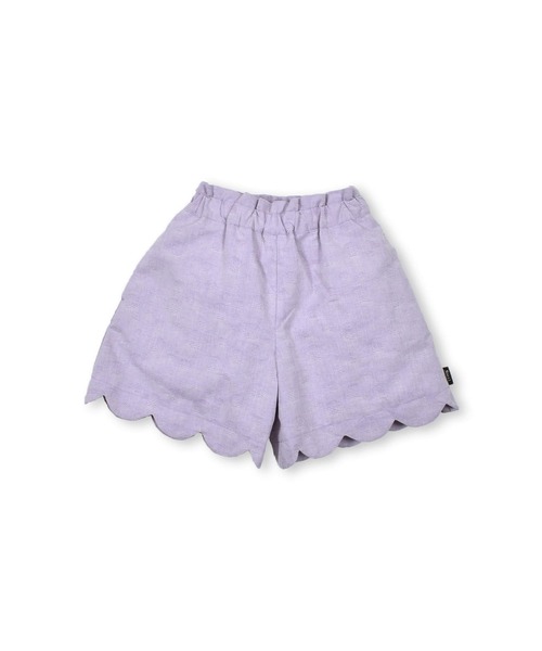 Noeil aime BeBe（ノイユエイムベベ）の「Noeil aime BeBe/裾 スカラップ ドット キュロット (90~130cm)（スカート・キッズ・ネイビー/パープル・120/130/110/100/90）」の7枚目の写真