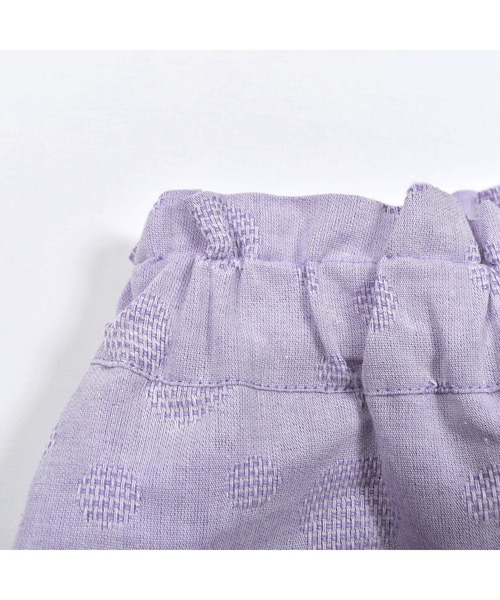 Noeil aime BeBe（ノイユエイムベベ）の「Noeil aime BeBe/裾 スカラップ ドット キュロット (90~130cm)（スカート・キッズ・ネイビー/パープル・120/130/110/100/90）」の9枚目の写真