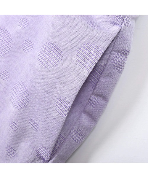 Noeil aime BeBe（ノイユエイムベベ）の「Noeil aime BeBe/裾 スカラップ ドット キュロット (90~130cm)（スカート・キッズ・ネイビー/パープル・120/130/110/100/90）」の10枚目の写真