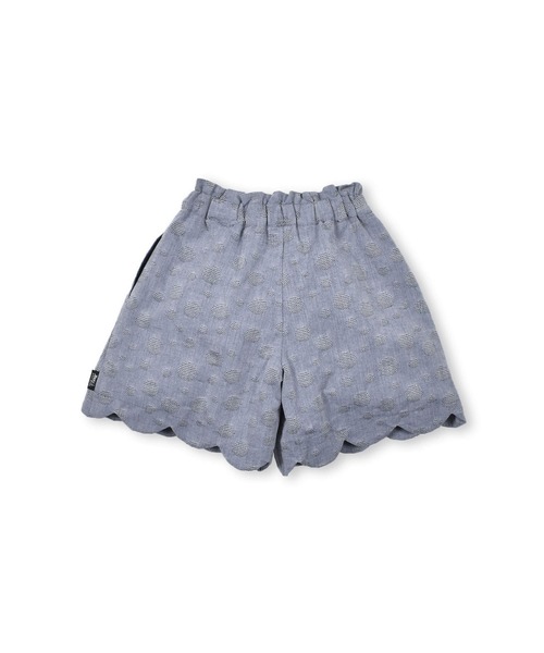 Noeil aime BeBe（ノイユエイムベベ）の「Noeil aime BeBe/裾 スカラップ ドット キュロット (90~130cm)（スカート・キッズ・ネイビー/パープル・120/130/110/100/90）」の15枚目の写真