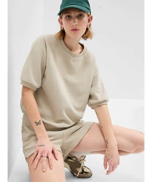 GAP（ギャップ）の「ヴィンテージ ソフトスウェットショートパンツ（スウェットパンツ・レディース・グリーン/ピンク/ブラック/ホワイト系その他/ブルー/ホワイト・M/XS/XXS/L/S）」の9枚目の写真