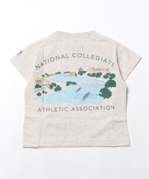 NCAA（エヌシーエーエー）の「【NCAA】別注LOGO Tee(80～120cm)（Tシャツ/カットソー・キッズ・キナリ/ホワイト・80/90/100/110/120）」の3枚目の写真