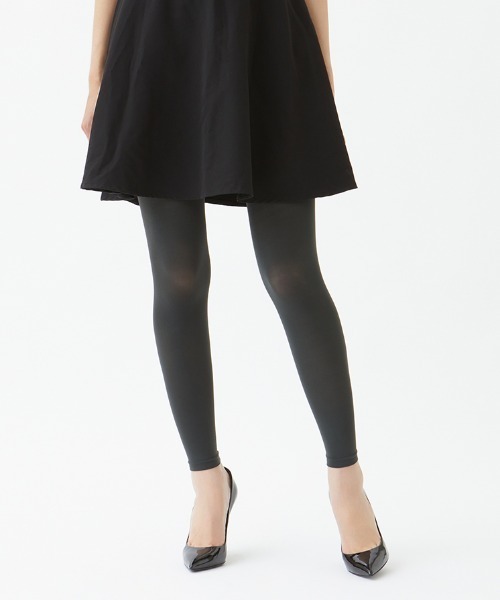 GUNZE（グンゼ）の「YOU AND/ユーアンド ズレないレギンス 晴雨兼用（レギンス/スパッツ・レディース・ブラック/チャコール/ライトグレー・L～LL/M～Ｌ）」の3枚目の写真