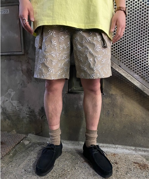 BEAVER(ビーバー)の「B omnivore/ビーオムニボー BOTANICAL JQ MODS PANT ボタニカルジャガードモッズパンツ(その他パンツ・メンズ・ブラック/カーキ/ベージュ・M)」の3枚目の写真
