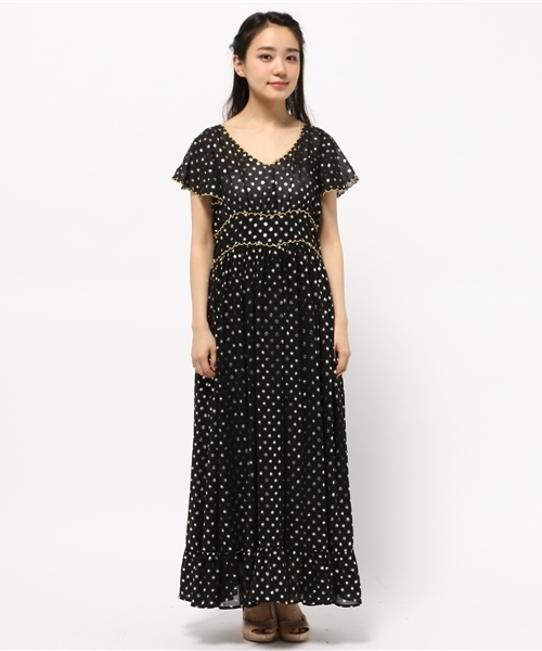 mystic（ミスティック）の「【Omekashi】ラメドットマキシ  