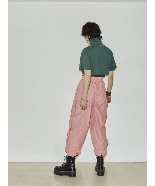 jouetie（ジュエティ）の「championハーフZIPクロップドT【コラボ】（Tシャツ/カットソー・レディース・ブラック/パープル/グレー/レッド/グリーン・MEDIUM）」の20枚目の写真