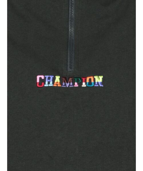 新品♬ jouetie × Champion ハーフジッププルオーバー jouetie 【Champion別注】ハーフZIPプルオーバー（ブラウン