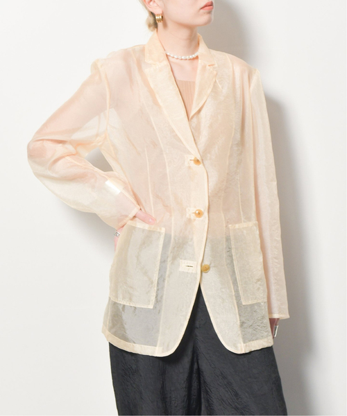 び*る様 CITYSHOP ORGANDY TAILORED ジャケット セール】ORGANDY TAILORED ジャケット（テーラードジャケット