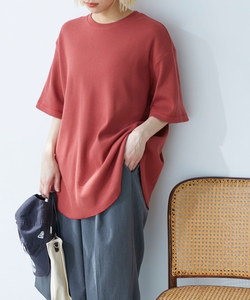 【chocomama】 cccmalieワッフルブルゾン、半袖セット chocomama様専用】 cccmalieワッフルブルゾン、半袖セット