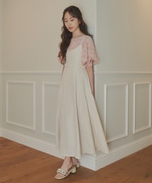 idem | poco poco ribbon cami onepiece/バックリボンキャミワンピース【idem×MERY】(ワンピース)