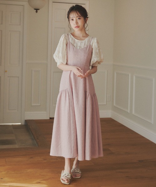 idem(イデム)の「poco poco ribbon cami onepiece/バックリボンキャミワンピース【idem×MERY】(ワンピース・レディース・ピンク/アイボリー/グレー・FREE)」の19枚目の写真