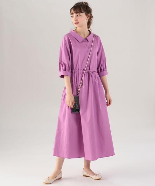 WE69 ROBE カラーブロードワンピース