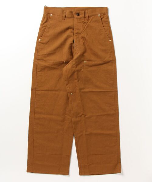 URU(ウル)の「URU/ウル/DOUBLE KNEE PANTS(その他パンツ・メンズ・ブラック/ブラウン・2/1)」の1枚目の写真