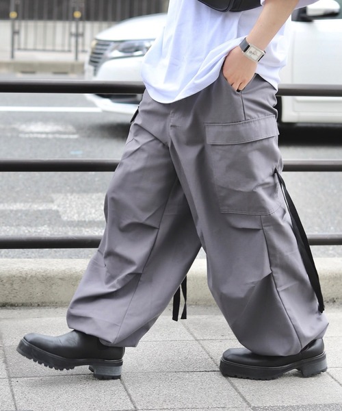 Ghast パラシュートパンツ ワイドパンツ カーゴパンツ 32 Ghast