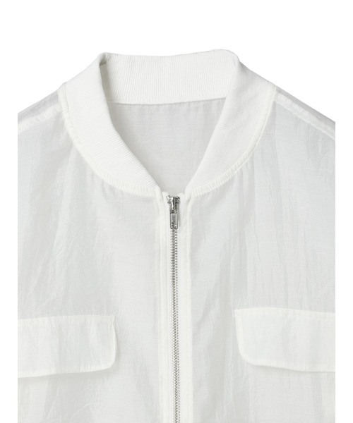 DURAS（デュラス）の「ドロストシアーブルゾン（ブルゾン・レディース・ホワイト/ブラック・FREE）」の13枚目の写真