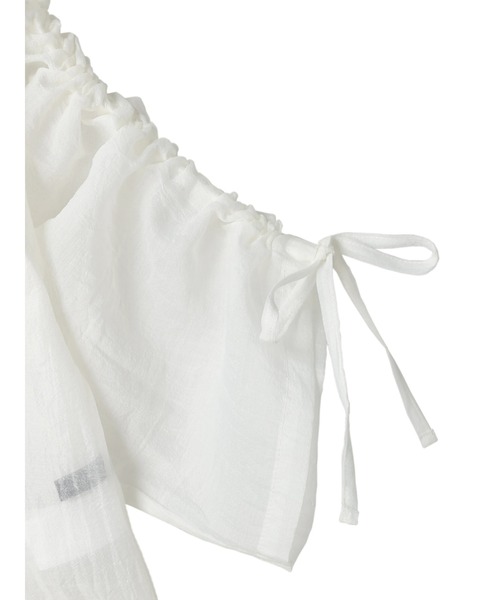 DURAS（デュラス）の「ドロストシアーブルゾン（ブルゾン・レディース・ホワイト/ブラック・FREE）」の14枚目の写真