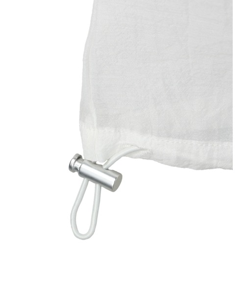 DURAS（デュラス）の「ドロストシアーブルゾン（ブルゾン・レディース・ホワイト/ブラック・FREE）」の4枚目の写真