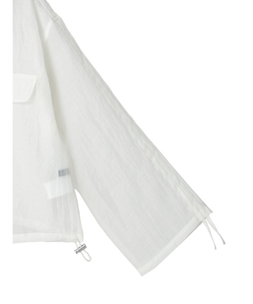 DURAS（デュラス）の「ドロストシアーブルゾン（ブルゾン・レディース・ホワイト/ブラック・FREE）」の5枚目の写真