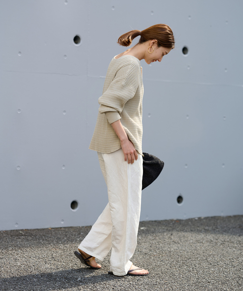 FRAMeWORK(フレームワーク)の「【CATERINA BERTINI/カテリナ ベルティーニ】バンブーハンドルBAG(ハンドバッグ・レディース・ブラック/ベージュ・FREE)」の4枚目の写真