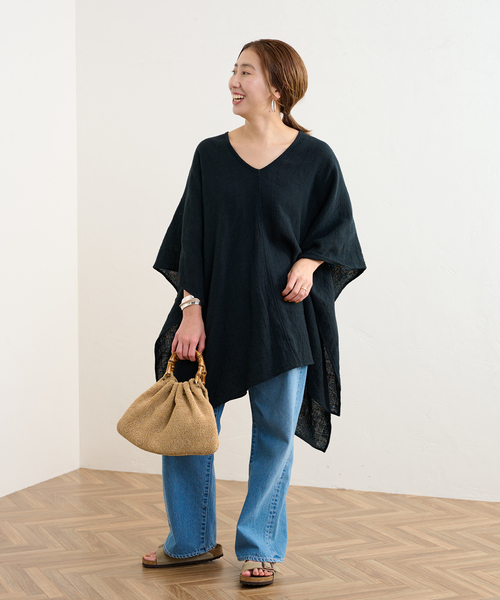 FRAMeWORK(フレームワーク)の「【CATERINA BERTINI/カテリナ ベルティーニ】バンブーハンドルBAG(ハンドバッグ・レディース・ブラック/ベージュ・FREE)」の7枚目の写真