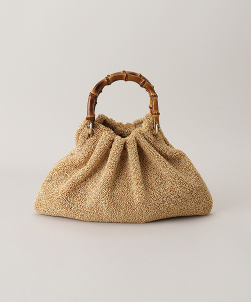 FRAMeWORK(フレームワーク)の「【CATERINA BERTINI/カテリナ ベルティーニ】バンブーハンドルBAG(ハンドバッグ・レディース・ブラック/ベージュ・FREE)」の10枚目の写真