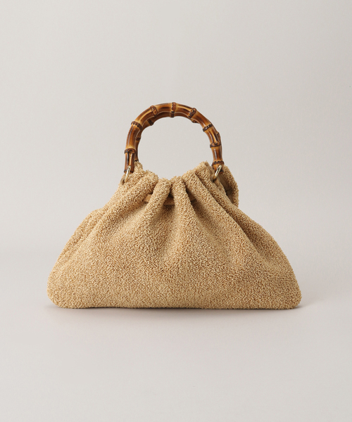 FRAMeWORK(フレームワーク)の「【CATERINA BERTINI/カテリナ ベルティーニ】バンブーハンドルBAG(ハンドバッグ・レディース・ブラック/ベージュ・FREE)」の12枚目の写真