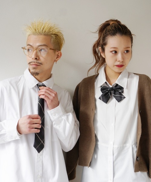 Port（ポート）の「格子縞プリント ネクタイ ＆ 蝶ネクタイ セット_（ネクタイ・レディース・A/B/C/D/E/F/G/H/I/J・FREE）」の6枚目の写真